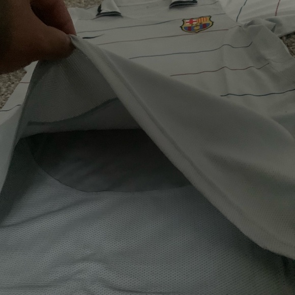 2003/2004 FC Barcelona Away Jersey ( Ronaldinho #10) Size XL - USED - Picture 4 of 10